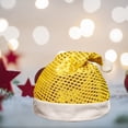 thumbnail image 5 of Franhais Unisex Santa Claus Hat for Adult/ Child, Christmas Cap with Fluffy Plush Brim and Pom Pom Ball, Ideal Gifts for Friends, 5 of 8