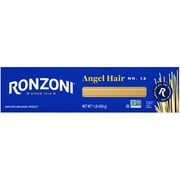 Ronzoni Angel Hair Pasta, 16 oz, Quick Cook, Non-GMO Capelli D'Angelo, (Shelf Stable)