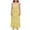 Yellow, variant on Rdhnmea Women's Summer Long Tube Dress Floral Print Strapless Slim Dress