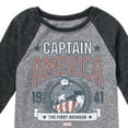thumbnail image 3 of Marvel Captain America - Collegiate - Toddler and Youth Raglan, 3 of 4
