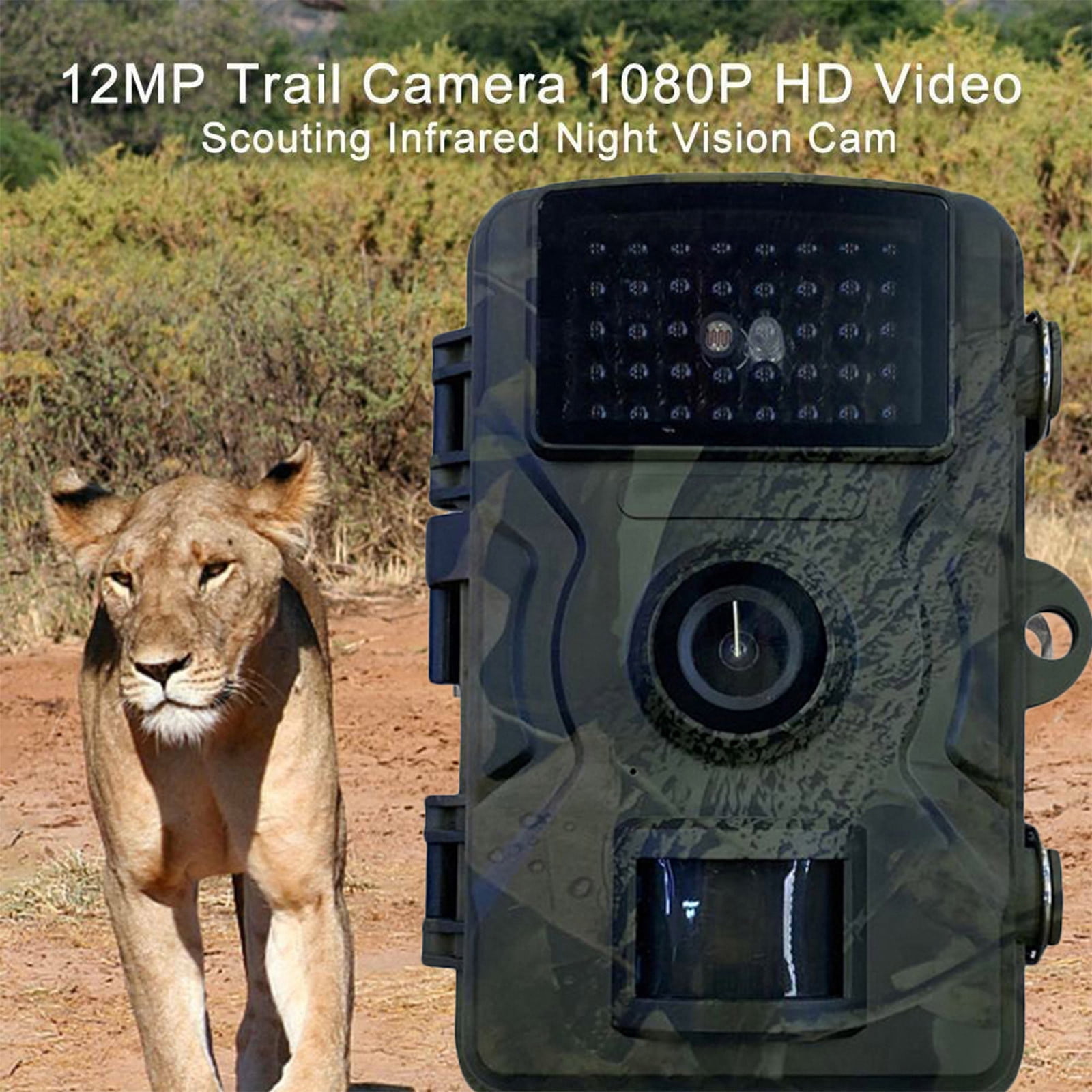 FNYOXU Outdoor Tracking and Recording Camera Scientific Research Orchard Villa Monitoring Camera PIR Infrared Night Vision Fish Pond Farm Monitoring Antitheft Camera