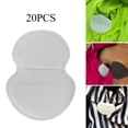 thumbnail image 1 of Almohadillas de sudor para axilas para mujeres y hombres, almohadillas de sudor para axilas cómodas, no visibles, desechables, protección para axilas 20 piezas Salvador almohadillas para el sudor en las axilas, 1 of 10