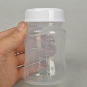 1pc Leak-proof Wide-caliber Breast Milk Storage Bottle, 6.oz 180ml Resh-keeping Bottle Refrigerated Storage Bottle For Breast Milk Collection & Storage