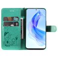 thumbnail image 2 of Imprinting Stand Phone Case Cat For Honor 90 Lite 5g/x50i 5g Imprinted Pu Leather Wallet Shell, 2 of 5