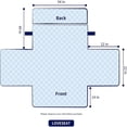 thumbnail image 3 of 2024 1-Piece Reversible Sofa Cover Quilted Slipcover (Sofa  Gray), 3 of 6