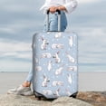 thumbnail image 4 of Wukai Rabbit Is Eating Carrots Elastic Luggage Cover: Personalized Protection for Your Suitcase - Fits 19~29-inch, Washable & Durable Travel Companion-Medium, 4 of 8