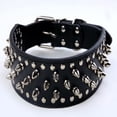 thumbnail image 2 of Dog Cat Collars with Bell and Buckle Soft Faux Leather and Adjustable for Girls Kitty, Puppy, Small Dogs, 2 of 6