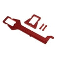 thumbnail image 2 of RC Alloy ​Upper Chassis, RC Car Parts Stable Driving High Strength  For 1/18 RC Car Red, 2 of 8