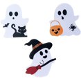 thumbnail image 2 of Decoraciones de Halloween xinyu letreros de madera de fantasmas, 2 of 7