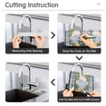 thumbnail image 5 of Yayeee Faucet Mat for Kitchen Sink 14.7" Diatomite Long Splash Guard Pad, Floral Seaside, 2 Pack, 5 of 7
