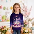 thumbnail image 2 of Chandail Imprimé de Pâques pour Garçons et Filles, T-Shirt à Manches Longues Col Rond, Haut Décontracté Doux pour Usage Quotidien, Tenue de Fête pour Enfants, 2 of 9
