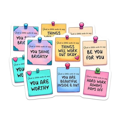 (2 Pack) Motivational Quote Magnets - Positive Affirmation - 5" On Longest Side - for Cars, Fridges, Toolboxes - Made in USA - MAG8316