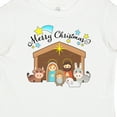 thumbnail image 4 of Inktastic Merry Christmas Cute Nativity Scene Boys or Girls Baby T-Shirt, 4 of 5