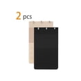 thumbnail image 2 of INSPIRE CHIC Women's Elastic Bra Hook Extensions 3 Rows 2 Pcs Black 1 and Apricot, 2 of 6