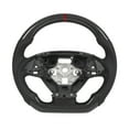 thumbnail image 2 of Volant Personnalisé en Fibre de Carbone Nappa Cuir Perforé Compatible avec C7 2014-2019, 2 of 7