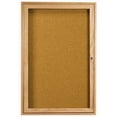 thumbnail image 4 of Aarco Products WBC3624R 1-Door Enclosed Bulletin Board - Walnut, 4 of 6