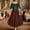 Brown, variant on Oplxuo Women's Plus Size Victorian Dress Flare Sleeve Off Shoulder Medieval Dresses with Corset Patchwork Ball Gown