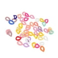 thumbnail image 1 of Chain Link, Resin Chain Link Detachable Multifunctional 50 Pcs  For Necklaces For Bag Chains For Waist Chains Solid Mixed Color, 1 of 8