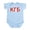Sky Blue, variant on CafePress - Vintage KGB Infant Bodysuit - Baby Light Bodysuit, Size Newborn - 24 Months