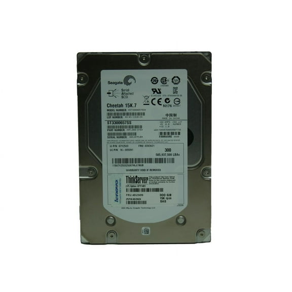 Seagate Cheetah 15K.7 ST3300657SS 300 GB Hard Drive - 3.5" Internal - SAS (6Gb/s SAS)