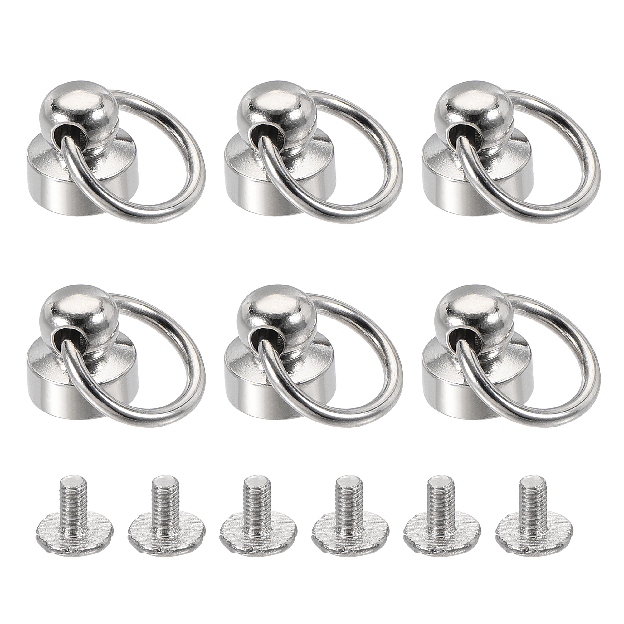 20 Pièces De Rivets à Anneau – Tête Ronde Laiton 9x9.3mm – Pour Tirage