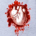 thumbnail image 2 of CafePress - Heart Splat - Cute Infant Baby Football Bodysuit, 2 of 3