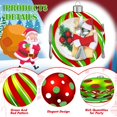 thumbnail image 3 of Set de manteles individuales y posavasos Geosar 200 Green Elf Christmas, 3 of 7