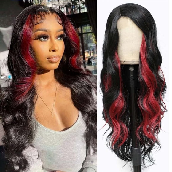 Peluca para mujer, conjunto de cabello rizado pequeño, rizos ondulados, se puede alisar y ondular, 27.55 pulgadas (70 cm) de longitud (bandas).