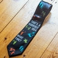 thumbnail image 4 of That's A Horrible Idea What Time Necktie Funny Neckties for Men Sarcastic Tie Novelty Ties for Men, 4 of 7