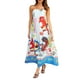 thumbnail image 1 of Promotion!Rong Yun New Sexy Women's Suspender Positioning Printed Sleeveless Strappy Dress With Large HemPromotion!, 1 of 6