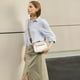 thumbnail image 2 of Bandolera Telena Small para mujer, piel vegana, color beige, 2 of 7