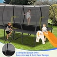 thumbnail image 6 of Cochan Rectangle Trampoline Outdoor, 10FT x 17FT Trampoline for Kids and Adults, 2000LBS Heavy Duty Large Trampoline with Safety Enclosure Net and Ladder for Backyard Family Fun, 6 of 9