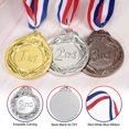 thumbnail image 3 of Uxcell 2.6 Inch Silver Award Medals 2nd Prize  Style with Neck Ribbon 3 Pieces, 3 of 6