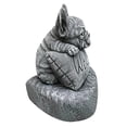 thumbnail image 2 of Cadorn French Bulldog Garden Statue – Resin Dog Decor with Base for Home/Patio/Outdoor Decor (Gray), 2 of 7
