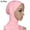 Pink, variant on Women Soft Muslim Full Cover Hijab Hat