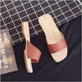 thumbnail image 2 of ATTOE One-Character Men and Women Sweat-Absorbent Skilled Wood Slippers Creative Home Adhesive Substrate Slippers (Color : 13, Size : 37), 2 of 3