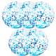 thumbnail image 1 of Bola de salpicaduras de agua de PVC súper transparente de 5 uds-40CM-azul de lentejuelas (bomba de envío) MFZFUKR CPB-DE-WX361-4, 1 of 5