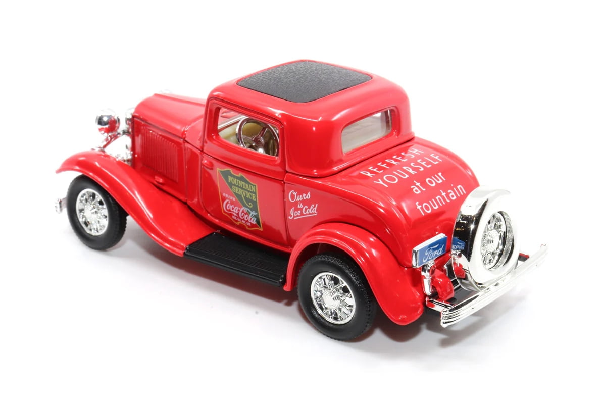 Coca-Cola 1932 Ford Coupe, Red - Motor City Classics 443030 - 1/43 Scale Diecast Model Car