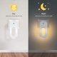 thumbnail image 2 of Paquete de 4 luces LED nocturnas infantiles, luces nocturnas de pared automáticas, fáciles de conectar y usar, con sensor de crepúsculo para dormitorio, baño, pasillo y escalera., 2 of 5