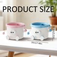 thumbnail image 2 of Mini Desk Trash Can - Cute Garbage Bin Holder, Tiny Countertop Waste Container | Compact Cleaning Storage Organizer Unit, Dorm Bedroom Office Bathroom Bedside, 2 of 7