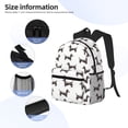 thumbnail image 5 of Picia Dachshund Dog Puppy Large Capacity Backpack Classic Style Backpack Casual Backpack Water-Resistant School Work Travel Outdoor Backpack, 5 of 8