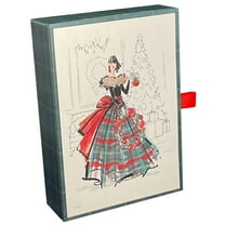 LPG Greetings Holiday Fashionistas: Women in Holiday Attire Keepsake Box of 20 Assorted Christmas Cards