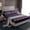 Purple, variant on Homewish Fashion Stripes Lines Twin Sheet Sets, Purple Abstract Ombre Twin Fitted Sheet, Modern Square Triangle Flat Sheet, Breathable Home Decor, 3pcs
