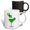 Multicolor, variant on 3drose, Funny Green Frog Leaping into Margarita Glass, 11oz Two-tone Blue Mug