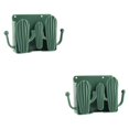 thumbnail image 1 of Wosthever Caja de almacenamiento de cactus montada en la pared Soporte organizador sin perforaciones para el hogar Verde oscuro 2Conjunto, 1 of 6