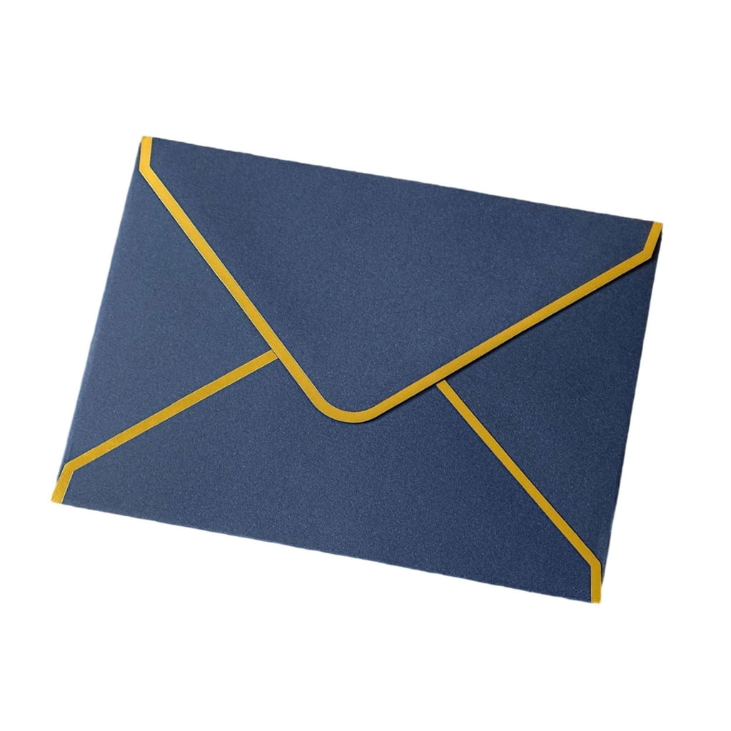 100pcs Lavishness A7 Mailing Envelopes for Formal Incidents 5x7 Foot Black Writing Materials