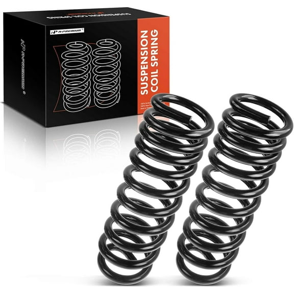 A-Premium 2Pcs Front Suspension Coil Spring Set Compatible with Ford F-150 F-250 F-350 F-100 E-150 Econoline Club Wagon, Driver and Passenger Side