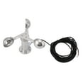 thumbnail image 1 of 3 Cup Wind Speed Anemometer, High Efficiency Wind Speed Sensor Anemometer With 8 Meter Cable For Meteorological Stations, 1 of 8