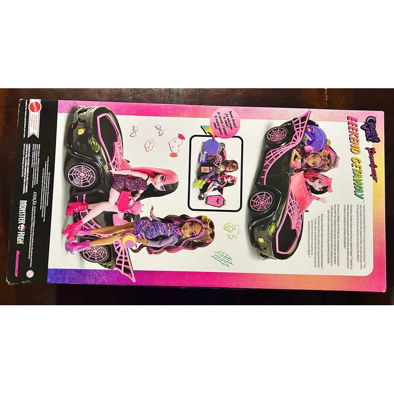 Monster High Eeekend Getaway 20+ Playset Clawdeen Wolf Draculaura