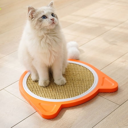 Milisten Replaceable Cat Scratching Board with Suction Cup Lightweight Decorative Scratch Pad